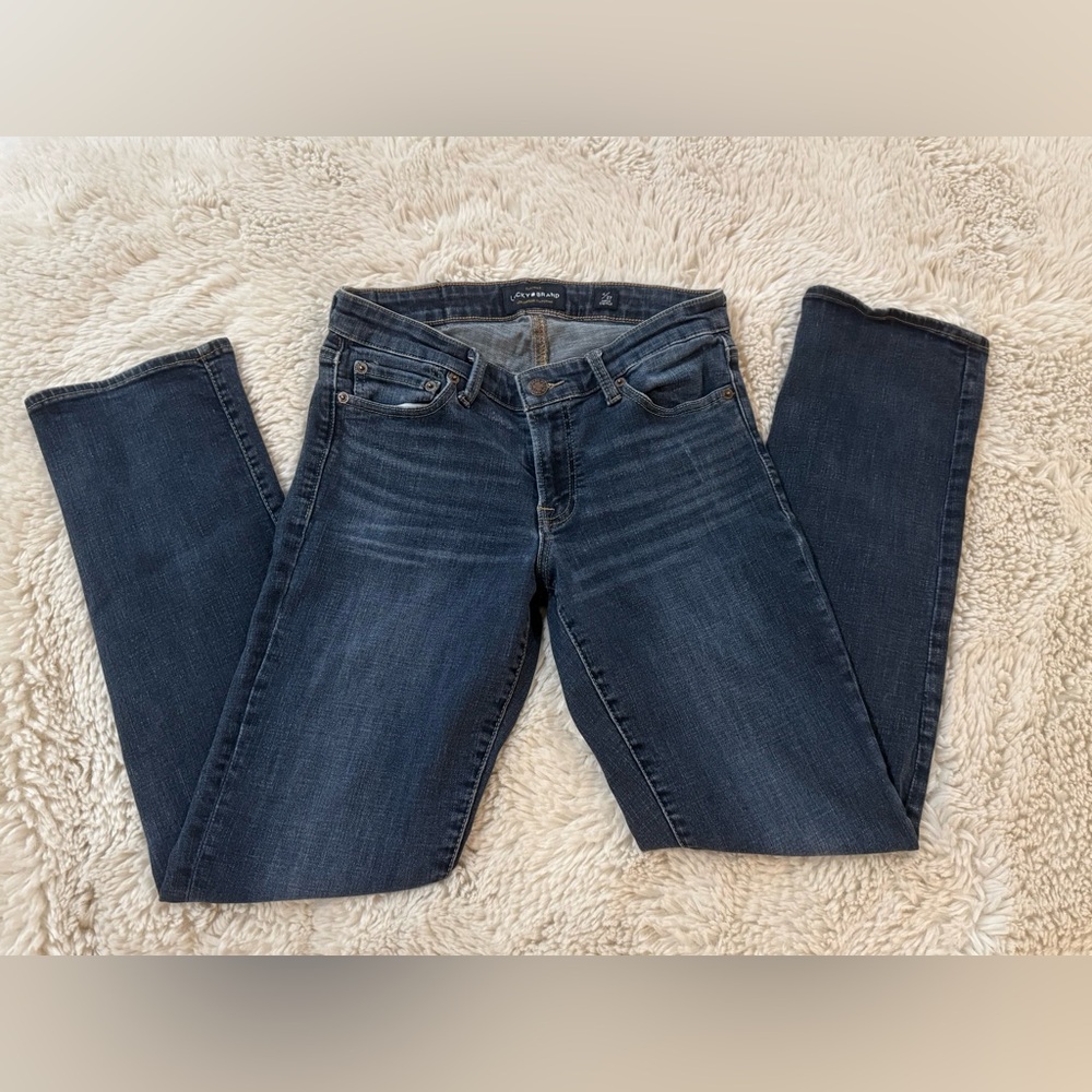 Lucky Brand Dark Blue Women's Straight Leg Jeans